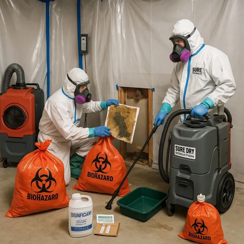 Contaminated Water Handling Protocols process in Avery Creek, NC